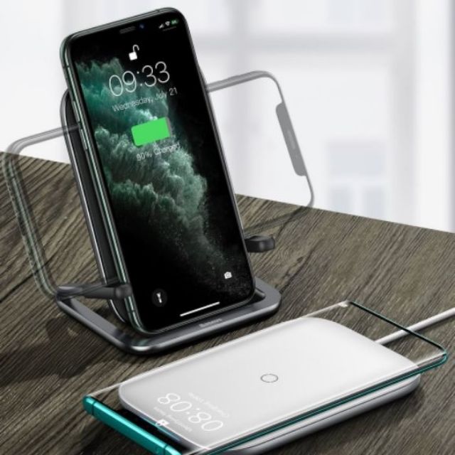 Đế sạc không dây Baseus Rib 15w