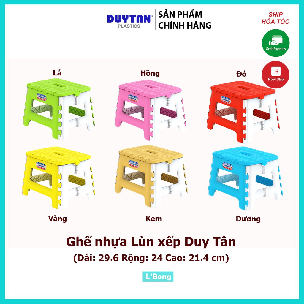 Ghế Nhựa Xếp Duy Tân nhiều màu