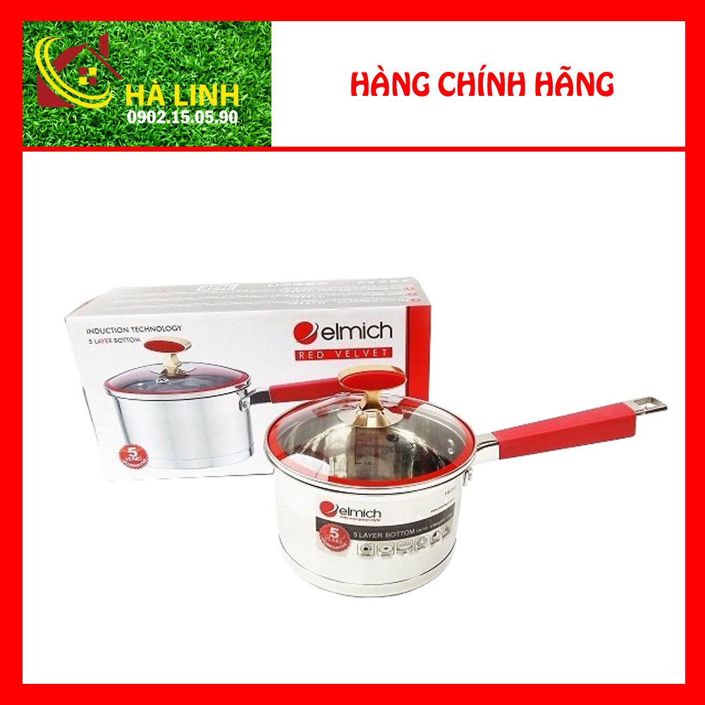 QUÁNH ELMICH INOX 304 ĐÁY TỪ 16CM 2355790 - HÀNG CHÍNH HÃNG