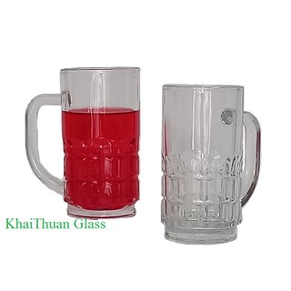 Cốc Thủy Tinh Có Quai Chịu Nhiệt Cao Uống Bia Uống Nước Mía Giá Rẻ Hàng Việt Tiệp Mã 50 Dung Tích 320ml