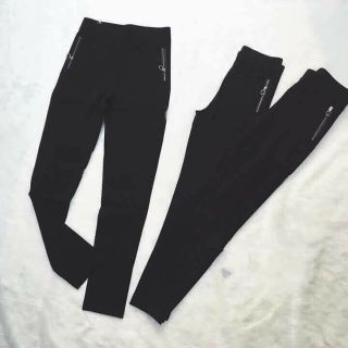 Quần legging khóa dọc hông