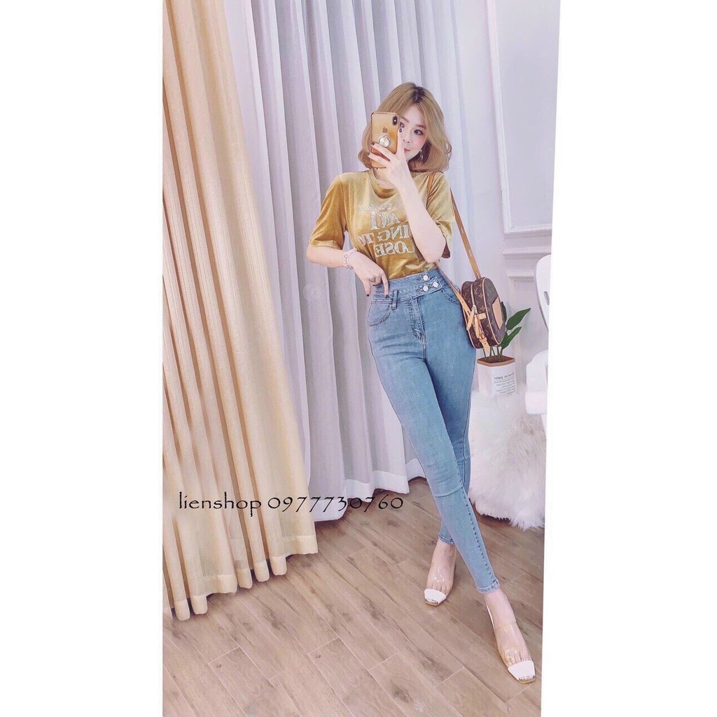 5 Mẫu Quần Jean Nữ Lưng Cao Co Giãn Dáng Ôm Có Túi | BigBuy360 - bigbuy360.vn