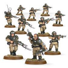 Mô Hình Warhammer 40000 - Astra Militarum - Cadian Infantry Squad