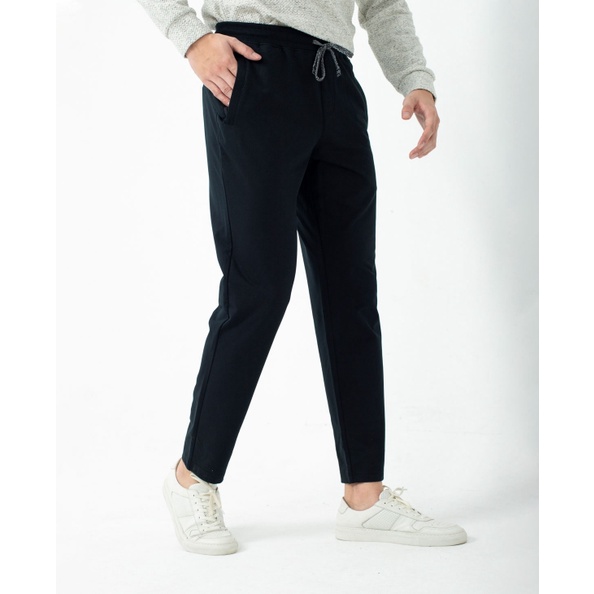 Quần dài đông Insidemen  cotton ống suông túi khóa IPA008W1