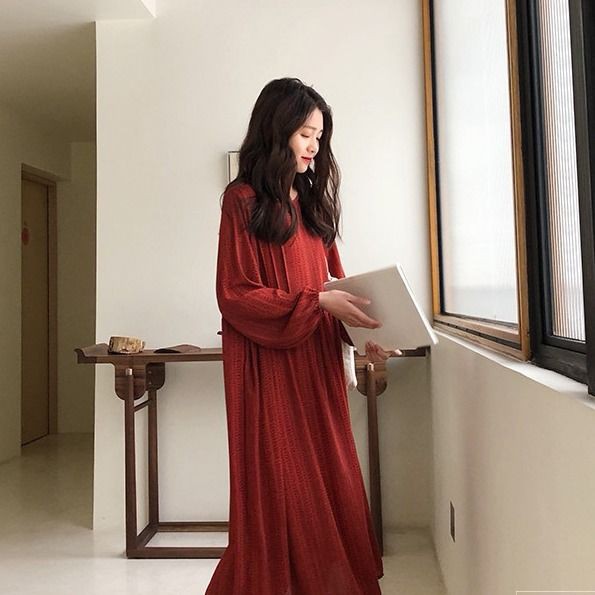 ⭐0412⭐ New large-sized classic long-sleeved dress | BigBuy360 - bigbuy360.vn