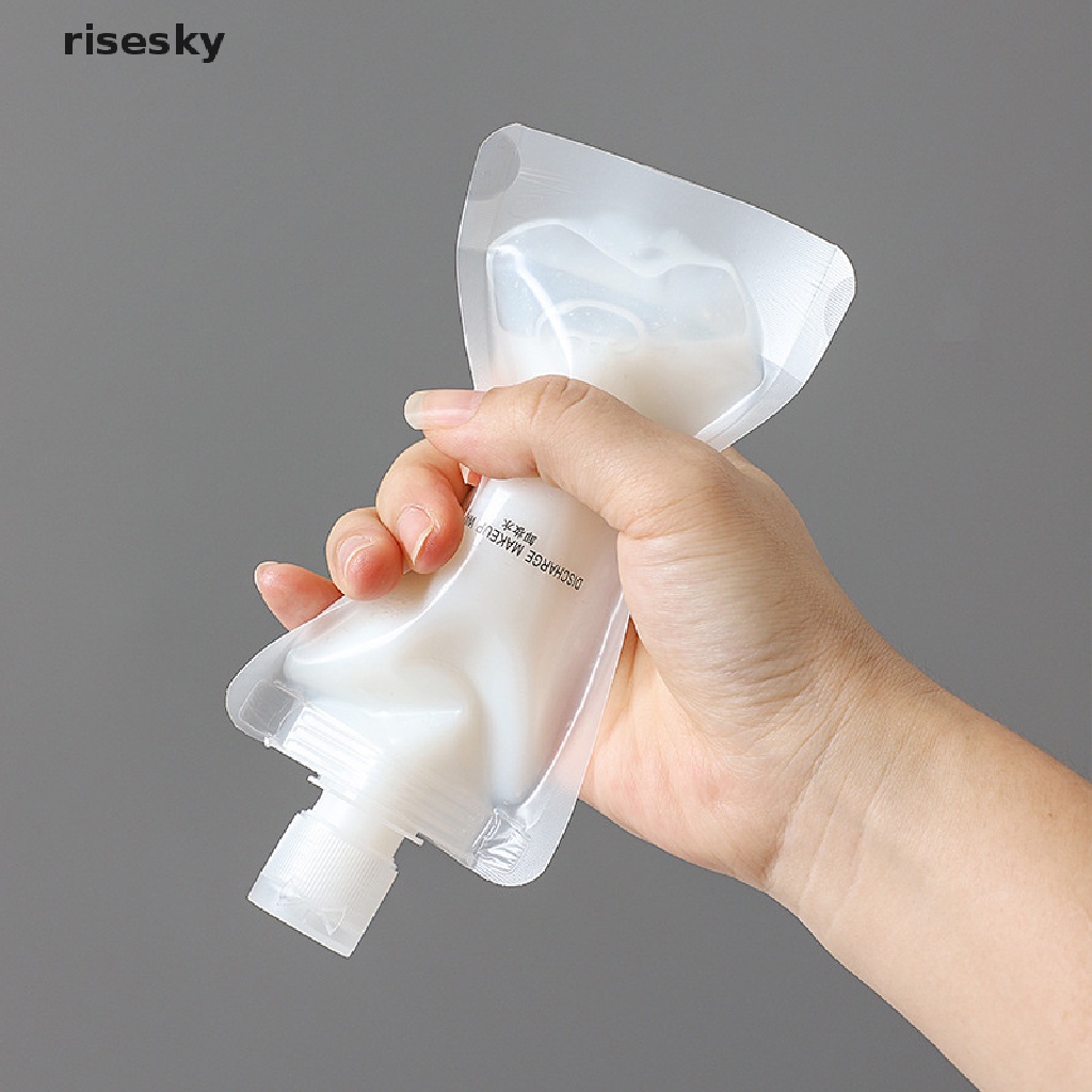 Set 5 Túi Đựng Mỹ Phẩm / Dầu Gội / Sữa Tắm Có Vòi Xịt Tiện Dụng ♨Trên đó