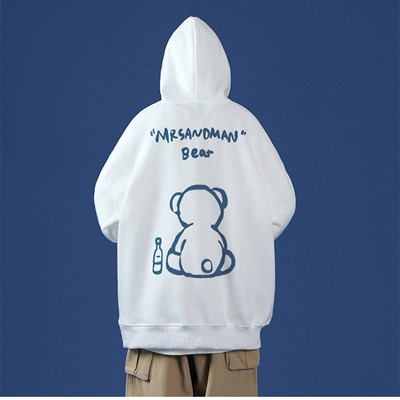 Áo hoodie cặp đôi unisex nam nữ nỉ bông dày dặn local brand hàn quốc cute mềm mịn form rộng chống nắng GẤU TEDDY
