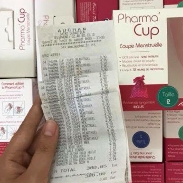 Combo khách đặt cốc nguyệt san