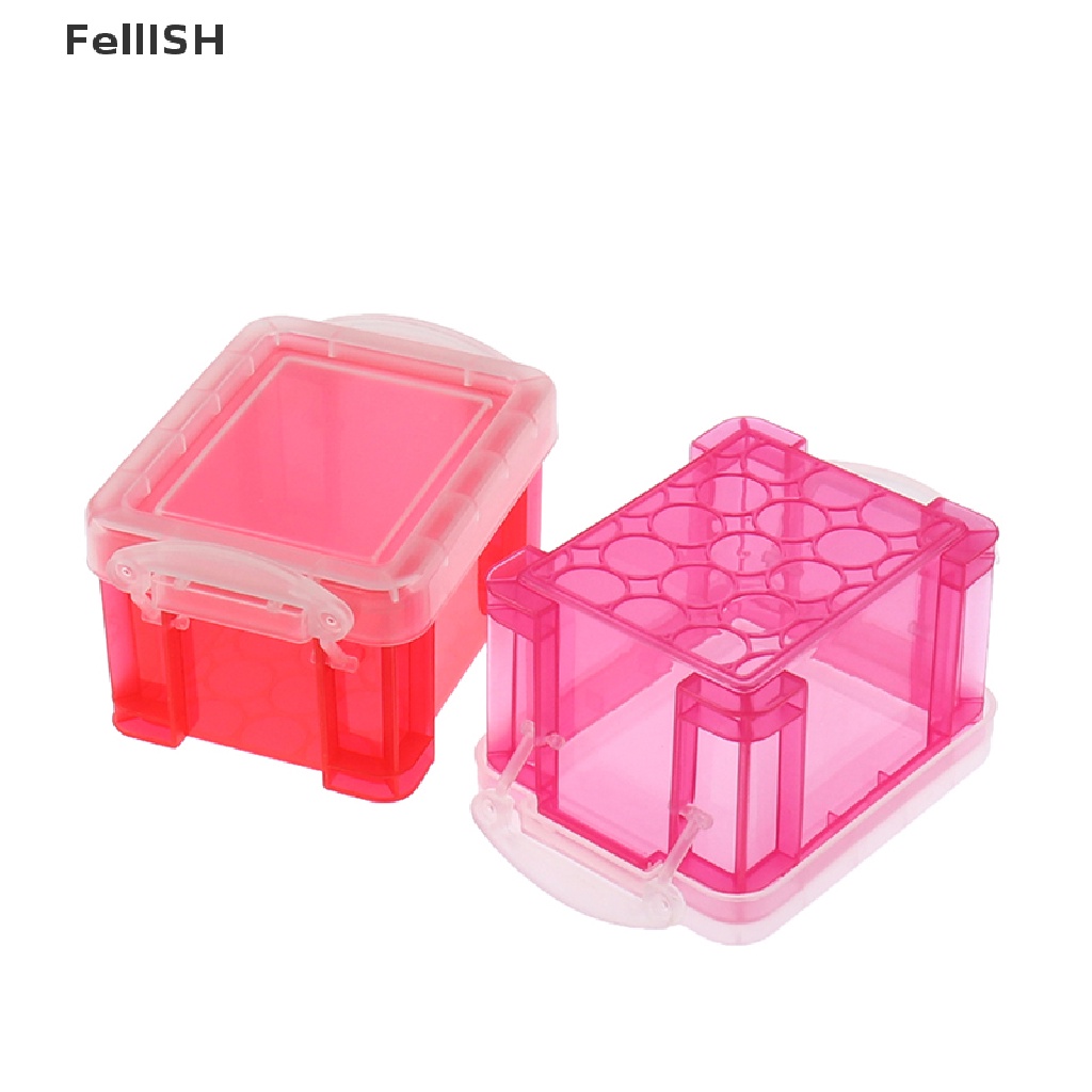 Set 2 Hộp Nhựa Mini Dễ Thương Sáng Tạo Dành Cho Nhà Búp Bê 439br