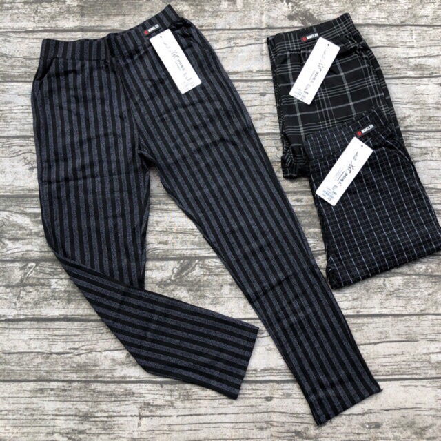 Quần dài umi kẻ nữ | BigBuy360 - bigbuy360.vn