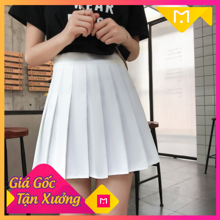 [Mã  EMMA10K Giảm 10k cho đơn hàng từ 199k] Chân Váy Xếp Ly, Chân Váy Chữ A Dáng Ngắn Phong Cách Hàn Quốc HH109 | BigBuy360 - bigbuy360.vn