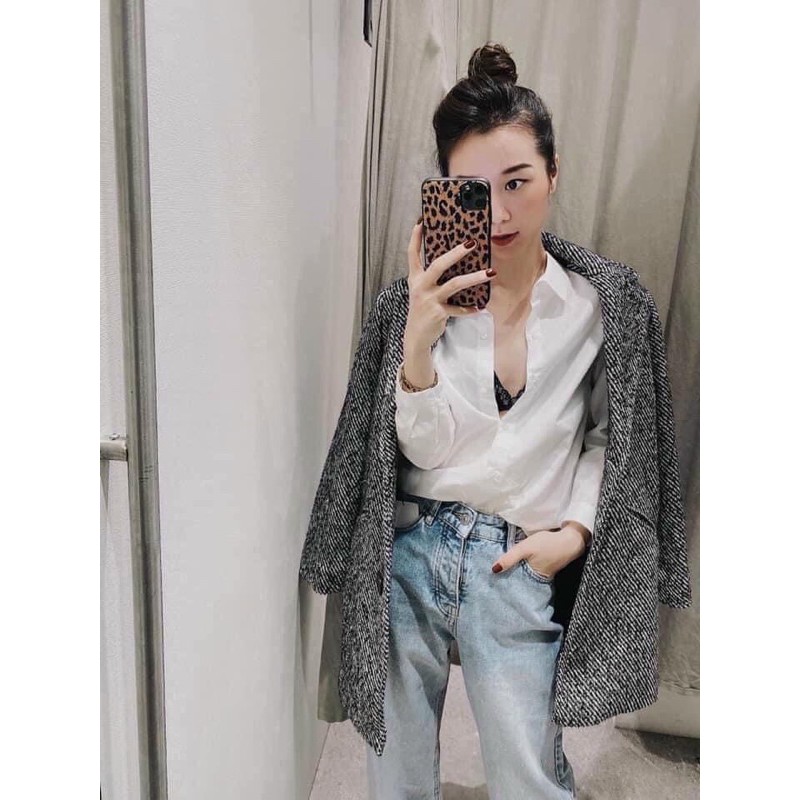 Áo dạ kẻ xương cá | BigBuy360 - bigbuy360.vn