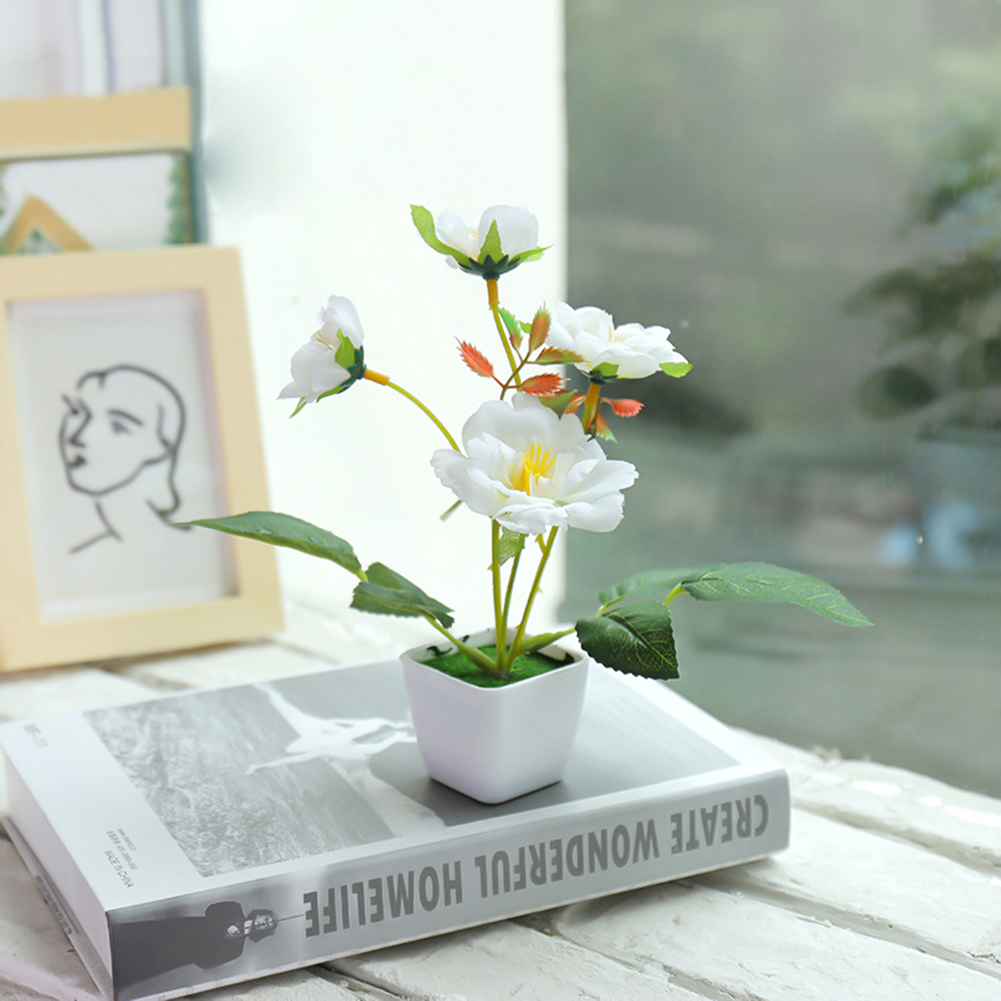 Chậu hoa giả bằng nhựa trang trí sân vườn/trong nhà/tiệc