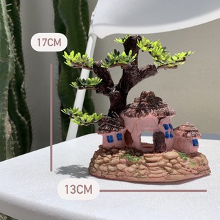 [MS 9] Nhà Nấm Hồng Trang Trí Hồ Cá,Hòn Non Bộ, Sân Vườn..