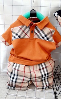 Bộ burberry cho bé