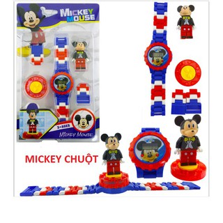[XẢ SỐC] Đồng hồ đồ chơi lắp ráp Lego cho bé