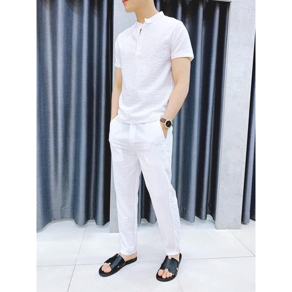 Quần Đũi Nam Quần Đũi Dài Chất Mát Hàng Đẹp Trẻ Trung Nam Kiểu Dáng Khuy Cài Khóa Kéo