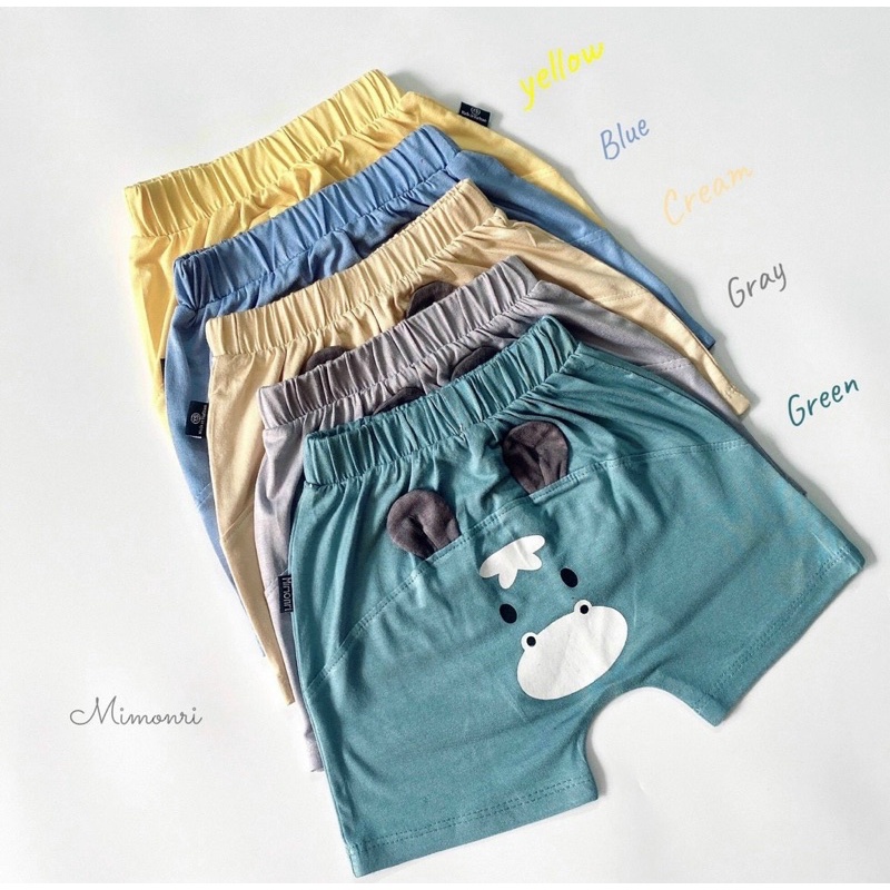 Quần đùi cho bé trai,bé gái thun lạnh phối tai mới