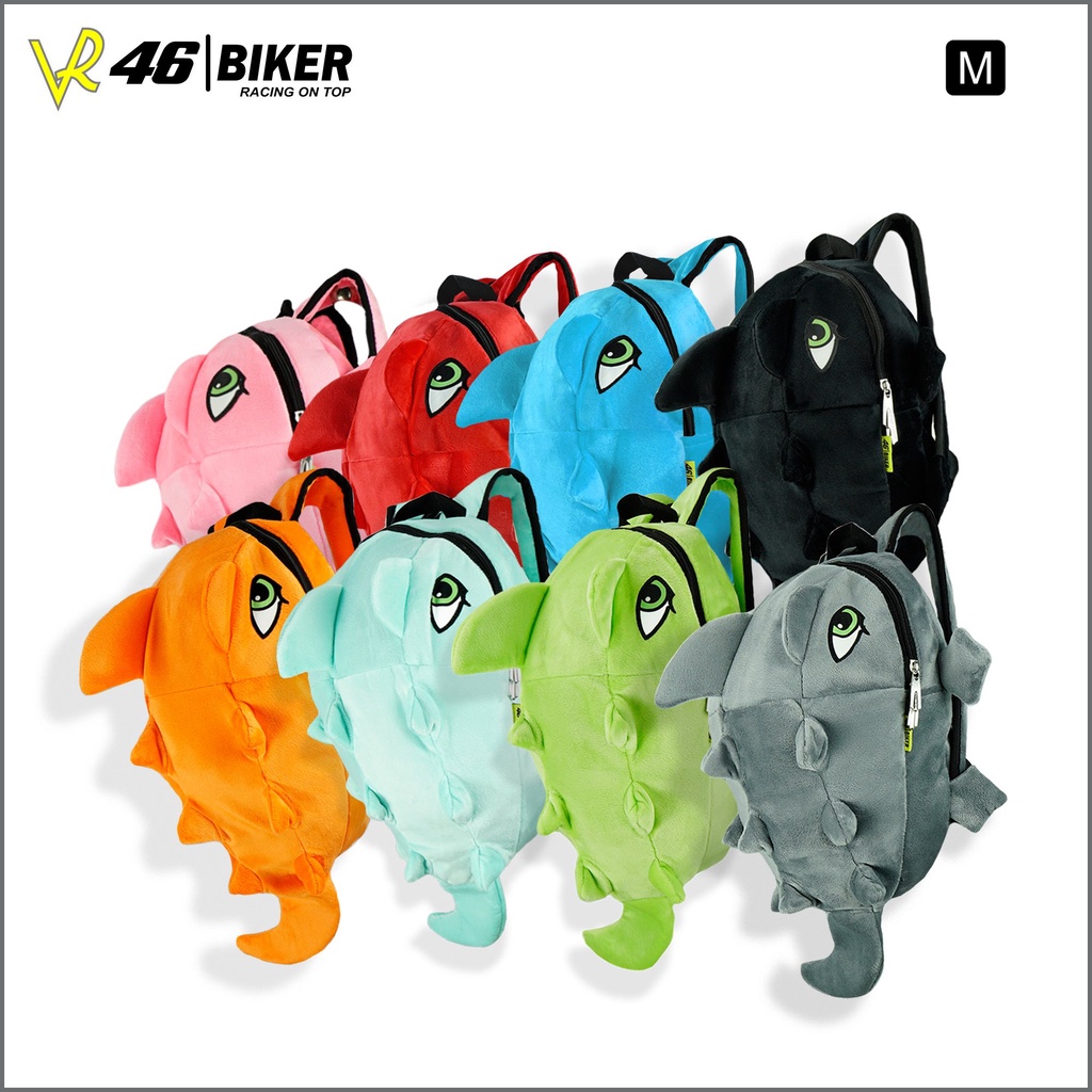 Balo khủng long mini size nhí cho bé vải nhung mịn êm màu đen, balo mẫu giáo