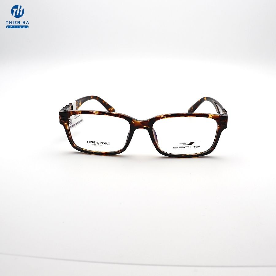 Gọng kính vuông nam Thiên Hà Optical chắc chắn càng bản to siêu bền, siêu dẻo Shanhe 24266