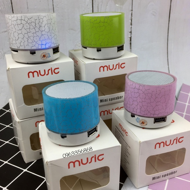 [TẶNG VÒNG PHONG THỦY 99K]_LOA BLUETOOTH MINI ĐÈN LED S10