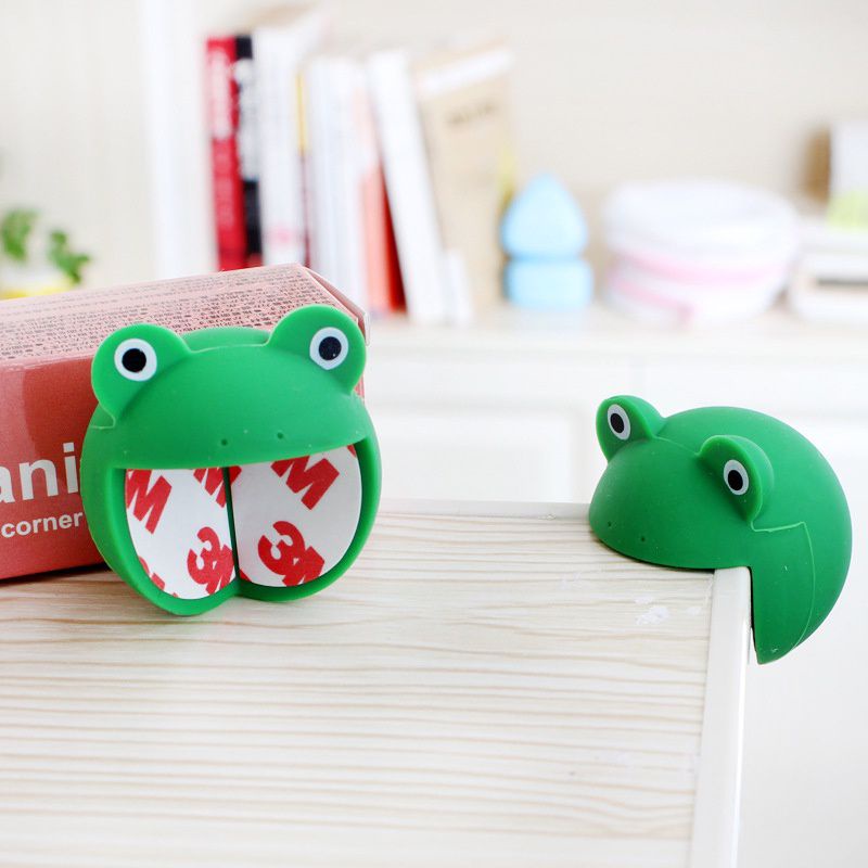 Nút bịt góc bàn, ghế hình thú mèo,gấu, ếch đáng yêu bằng silicone...