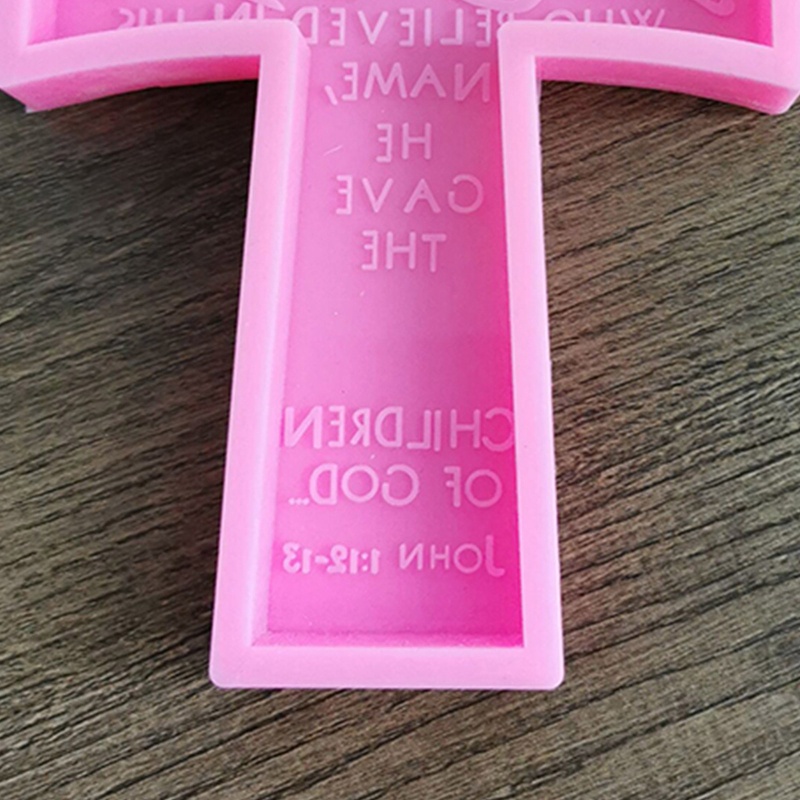 Khuôn Làm Mặt Vòng cổ Bằng Nhựa Resin Hình Chữ Thập