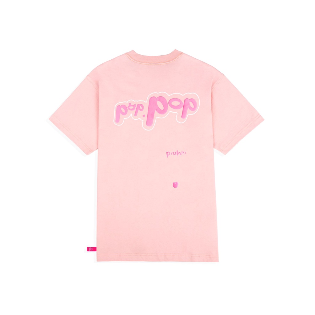Áo Thun POPPOP BUBLLE LOGO TSHIRT PINK