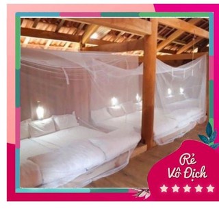 Mùng ngủ  vải Tuyn Trắng Xuất Khẩu Loại 1 Chống Muỗi Đủ Size Giá Rẻ