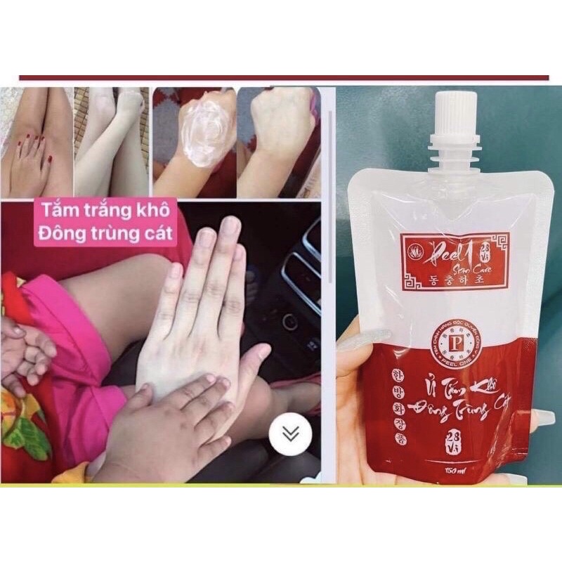 Tắm trắng khô vỏ trứng cá tuyết