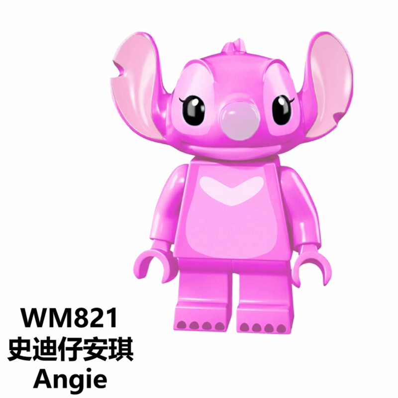 Bộ Lắp Ráp Lego Nhân Vật Stitch Angie Phim Hoạt Hình Stitch Dễ Thương Wm236