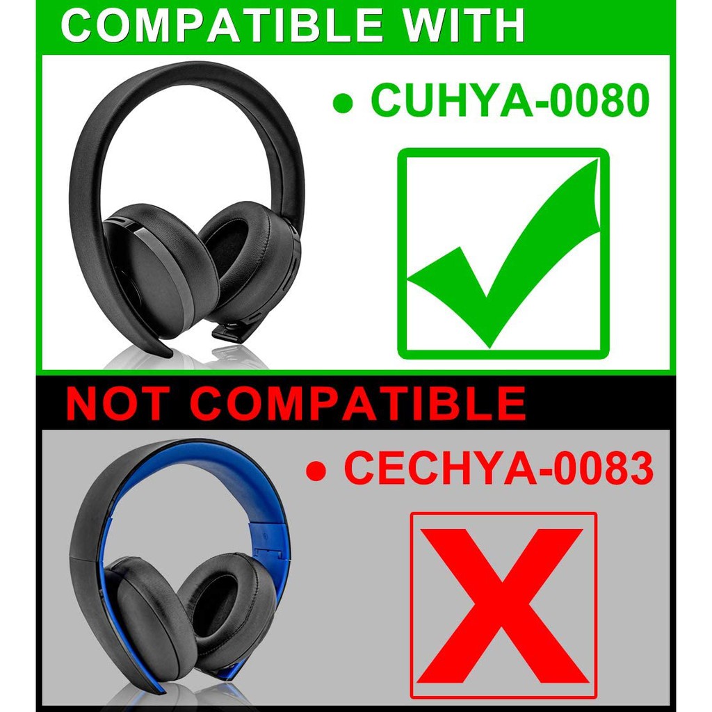 DĐệm mút lót tai nghe cho Sony Gold Wireless Playstation 4 7.1