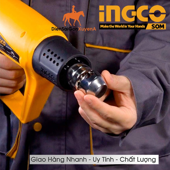Máy thổi khò nhiệt hơi nóng 2000W Ingco HG20008 - Điện Sài Gòn Xuyên Á