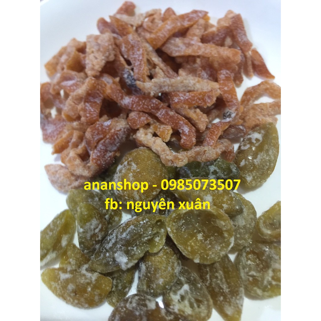 200gr Mứt quất xanh/ mứt trần bì