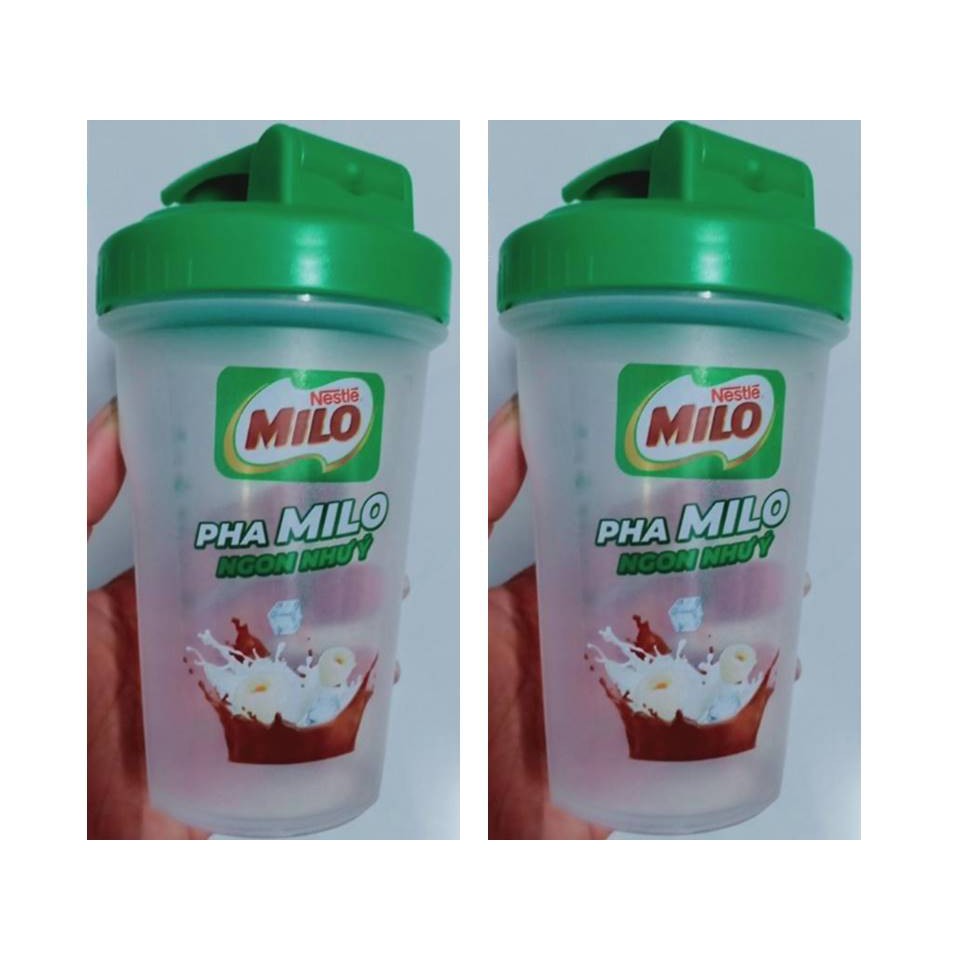 Combo 2 Bình nước nắp bật milo
