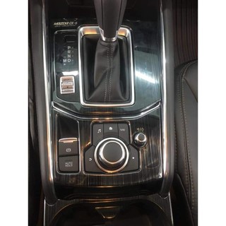Ốp nội thất Mazda CX5  2018-2019 Titan ( gồm 4 chi tiết cánh cửa và cần số )