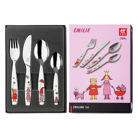 ZWILLING - Bộ Muỗng Nĩa Trẻ Em Emilie - 4 Món