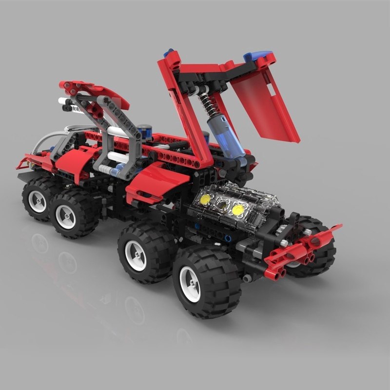 Compatible with 8454 Technic Rescue Truck Building Blocks Lepin 20042 Airpo