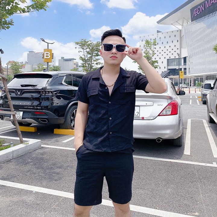 Bộ Đũi Cổ Bẻ Có Túi, Cổ Tàu Thời Trang, Phong Cách Cực Mát | BigBuy360 - bigbuy360.vn