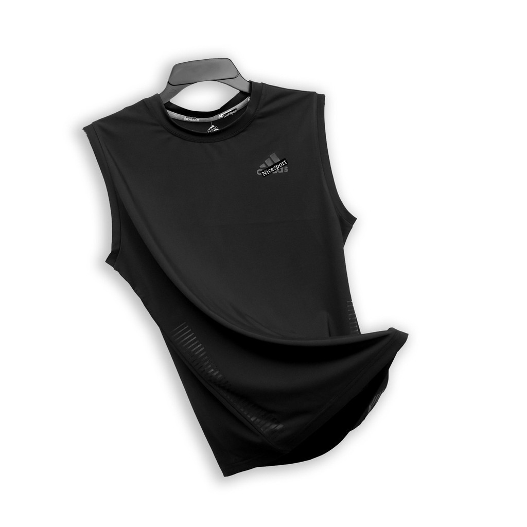 Áo ba lỗ tập gym nam hàng thể thao chất liệu thun poly thấm hút mồ hôi - Tank top [ảnh shop chụp]