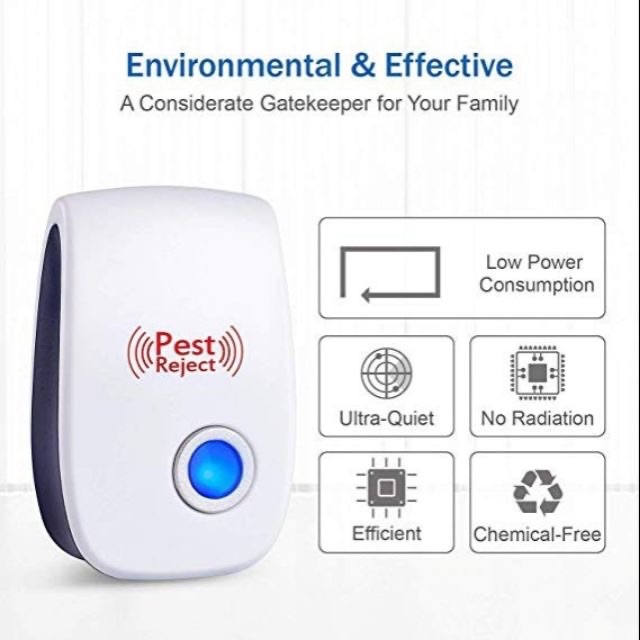Máy đuổi côn trùng Pest Reject (loại bo tròn vàng)