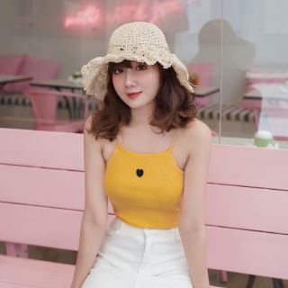 Áo croptop yếm tim ulzzang