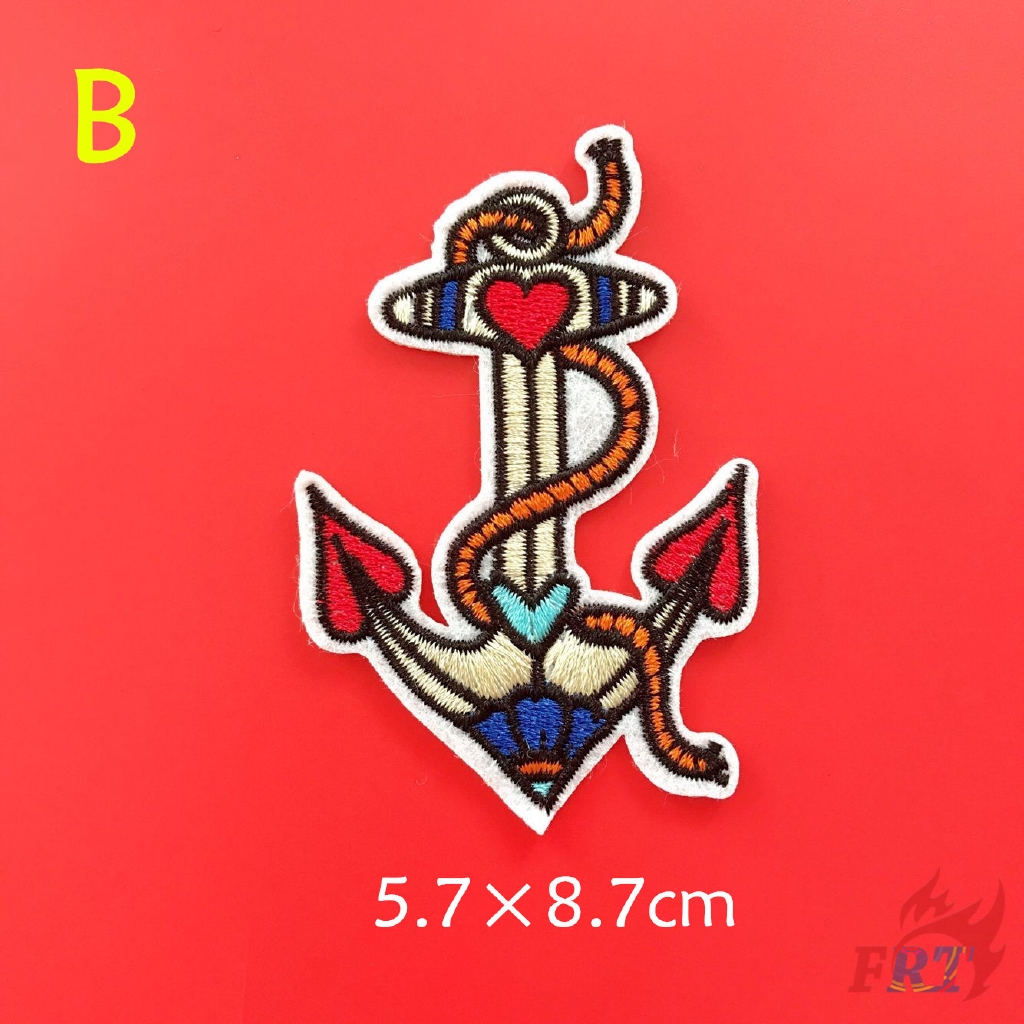 ☸ Miếng Vá Mỏ Neo Thể Thao Ngoài Trời - Miếng Vá Neo ☸ 1 Sticker Ủi Thêu Hình Huy Hiệu