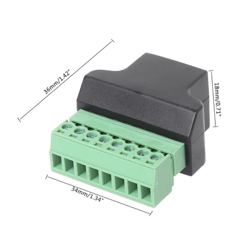 Đầu Nối Dây Cáp Mạng Ethernet RJ45 8 Pin