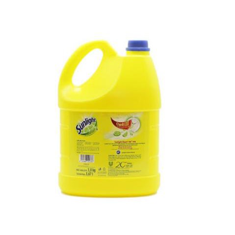 Sunlight nước rửa chén Thiên nhiên 3.8kg/chai (Muối khoáng lô hội)