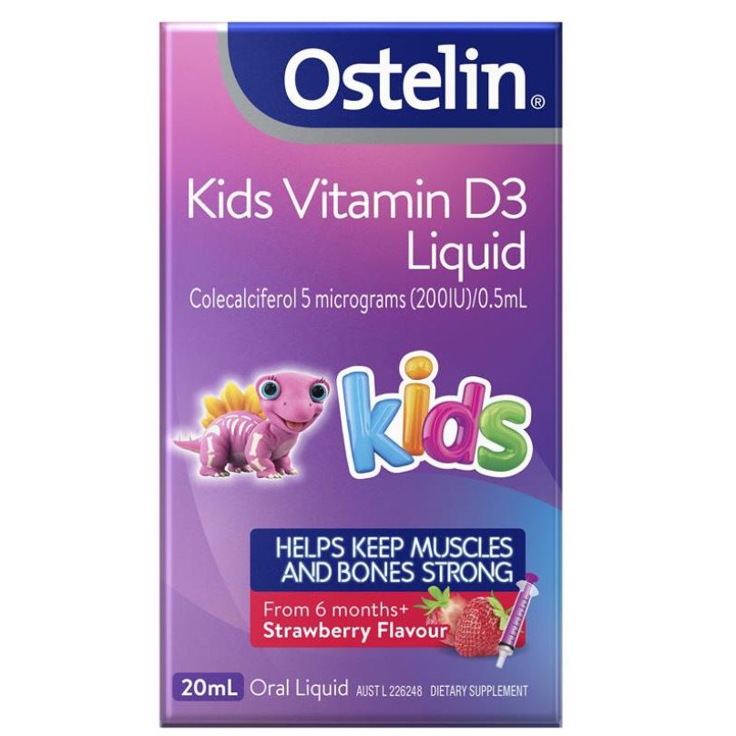 Vitamin d3 cho bé từ 0-3 tuổi