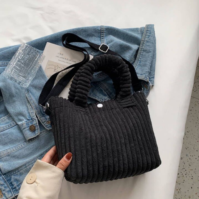 Túi Đeo Chéo Vai Bằng Vải Nhung Màu Trơn Phong Cách Cổ Điển Dành Cho Nữ