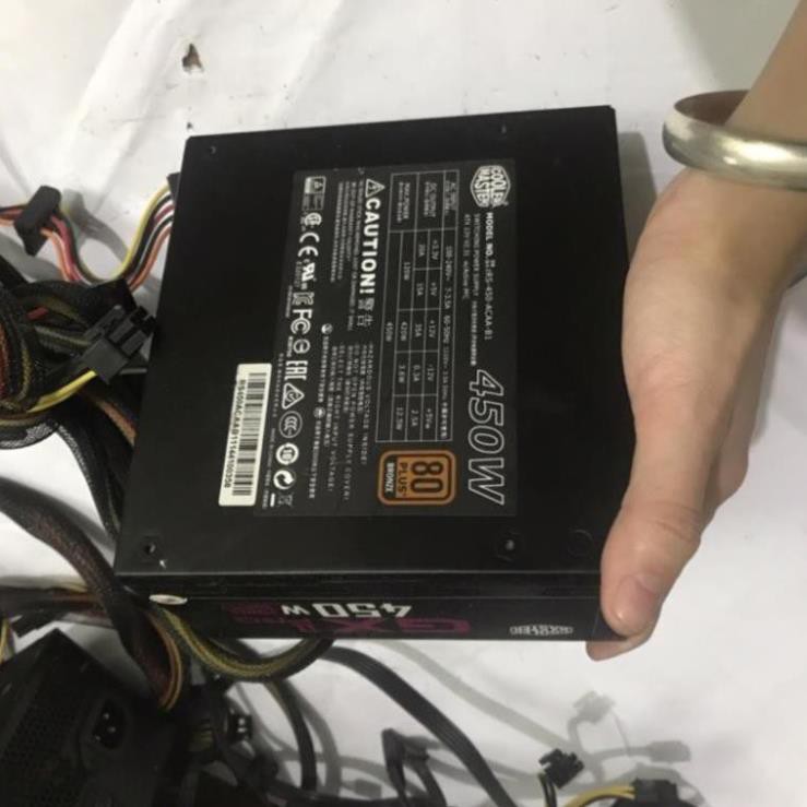 Nguồn Coolermaster Gx2 pro 450w đã qua sử dụng còn dùng tốt bảo hành 1 tháng