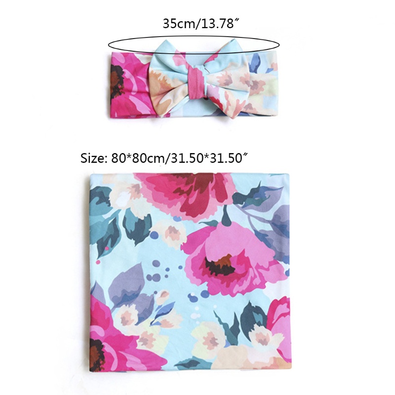 Set 2 Túi Ngủ Cotton Mềm Mại In Họa Tiết Hoa Dành Cho Bé
