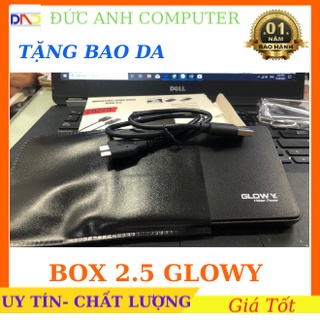 Box ổ cứng Gloway G22U3 Sata3 - Chính hãng - TẶNG BAO DA XỊN - Dùng cho SSD/HDD 2.5'', Bảo Hành 1 Năm , 1 Đổi 1